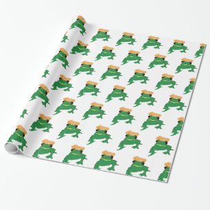 Grönt groda presentpapper