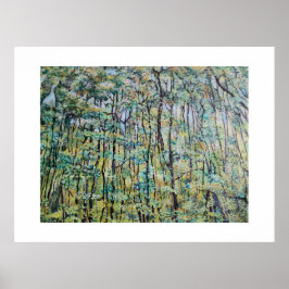 Grönt grönt, skogsmålning poster