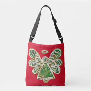 Grönt Guardian Angel Purse Helgdag Kor Body Bags Axelväska