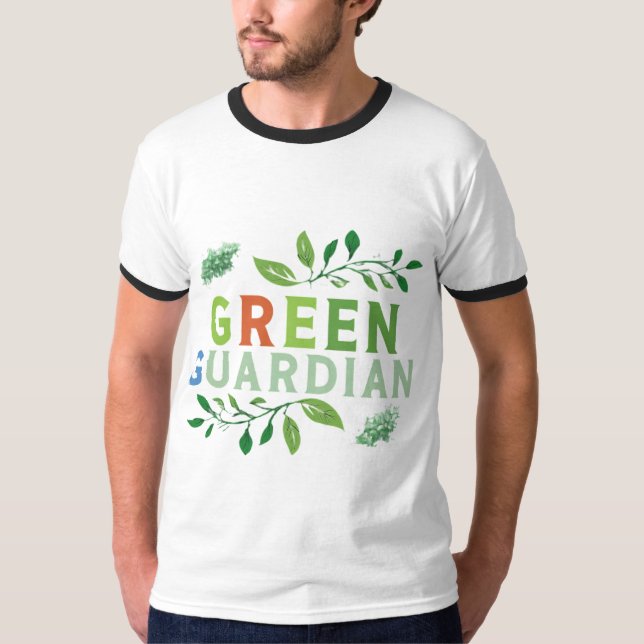 Grönt Guardian T Shirt (Framsida)