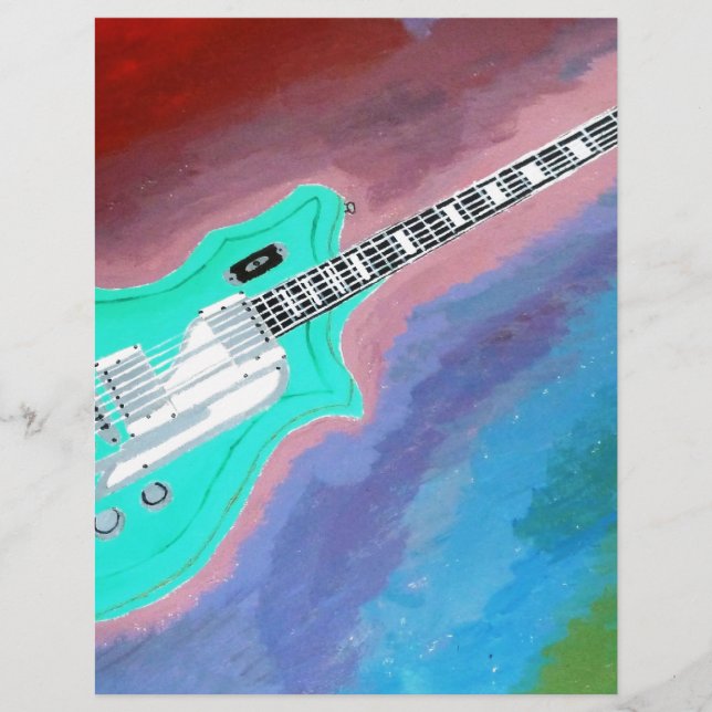 Grönt Guitar (Framsida)