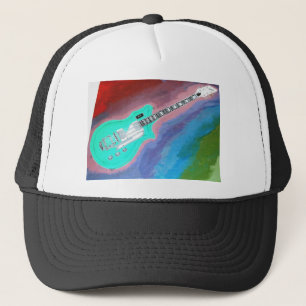 Grönt Guitar Keps