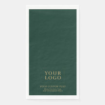 Grönt & Guld Anpassningsbar Business Logotyp - frä