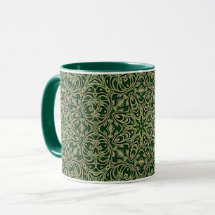 Grönt Guld Decorative Mugg