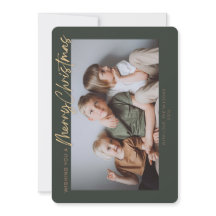 Grönt Guld Enkel Foto God Jul