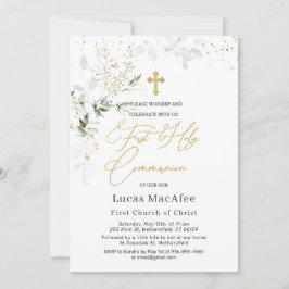 Grönt Guld Foliage Kor Första kommissionen Inbjudningar