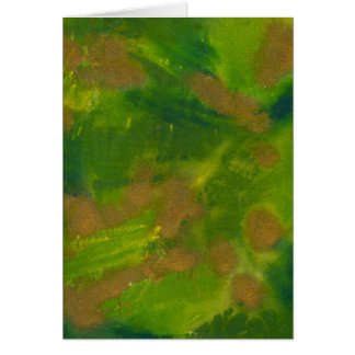 grönt-guld - grün-guld hälsningskort