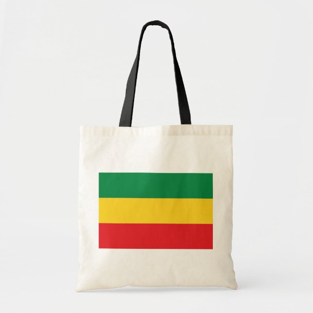 Grönt, Guld (Gult) och Röda Färg Flagga Tygkasse (Framsidan)