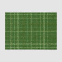 GRÖNT & GULD IRISH PLAID MÖNSTER