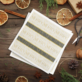 Grönt Guld jul Mönster#35 ID1009 Pappersservett