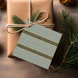 Grönt Guld jul Mönster#35b ID1009 Gåvor Etiketter