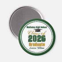 Grönt Guld Klass 2026 Examen Souvenir
