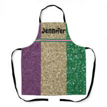 Grönt Guld Lila Glam Faux Glitter Womens Tonåring