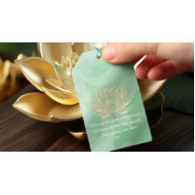 Grönt Guld Lotus Yoga Meditation Instruktör citera