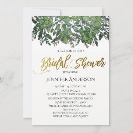 Grönt Guld Löv Möhippa Inbjudningar