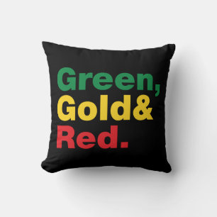 Grönt, Guld och rött. Kudde