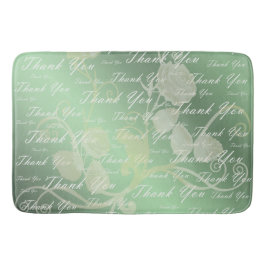 grönt, guld, silver, tack, blommor, blommigt, badrumsmatta