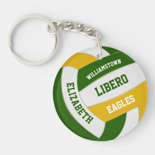 grönt guld team färg personlig volleyball