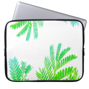Grönt Gult Fever Träd Löv Laptop sleeve