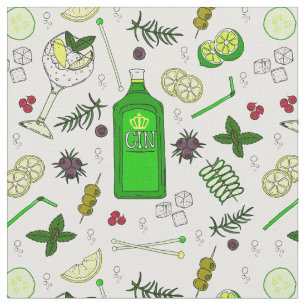 Grönt Gult Gin Drinker Kärlek Cocktails Mixolog Tyg