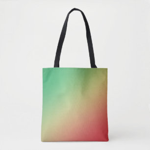 Grönt, Gult och röd övertoning Tygkasse