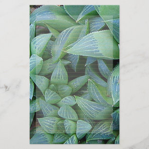 Grönt Haderiia Plants Lining Stationery Brevpapper