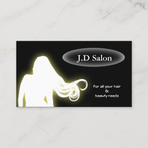 Grönt Hair Salon-visitkort Visitkort