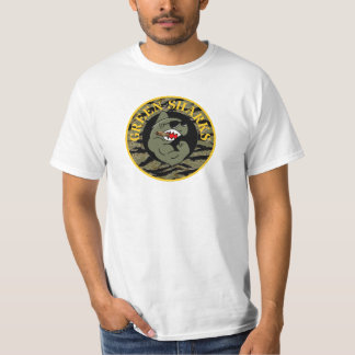 grönt hajar tigerskjorta rand t shirt