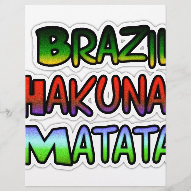 Grönt: Hakuna Matata-gåvor från Brasilien (Framsida)