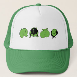 Grönt Hamster-knapp Keps