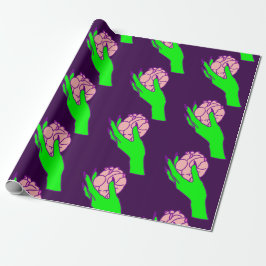 grönt hand för hjärtklappning hos människa presentpapper