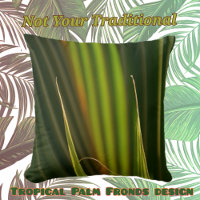 Grönt Handflatan Fronds Tropical Botanical