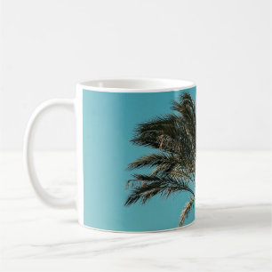 Grönt handflatan träd kaffemugg