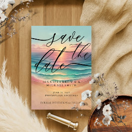 Grönt Havsbottenfärg Namnteckning Sunny Spara Datumet