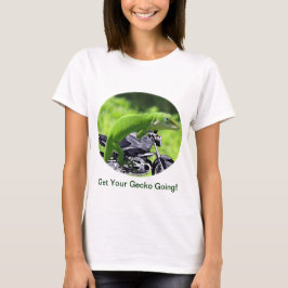 Grönt Hawaiian Gecko Rider T Shirt
