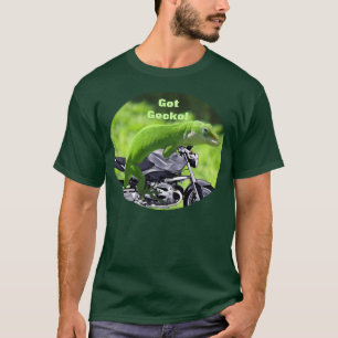 Grönt Hawaiian Gecko Rider Tee
