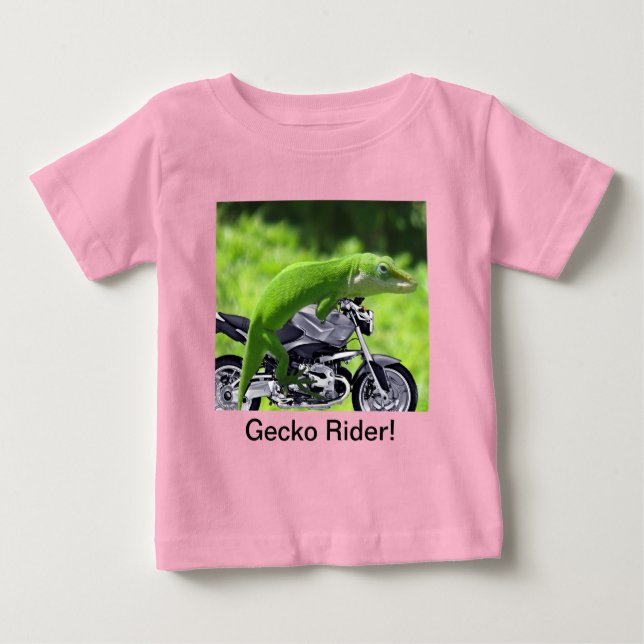 Grönt Hawaiian Gecko Rider Tröja (Framsida)