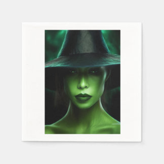 Grönt häxa pappersservett