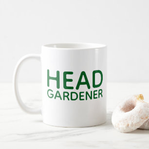 Grönt Head Gardener-kaffe mugg
