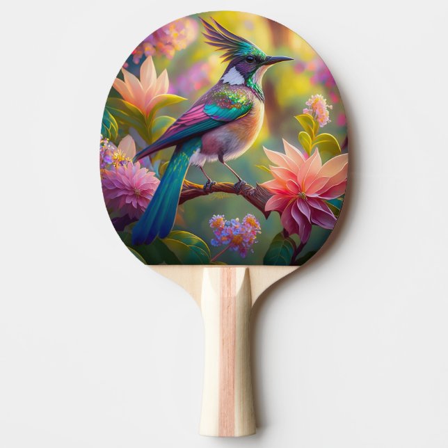 Grönt Headed Jay Fantasy Bird Pingisracket (Framsidan)