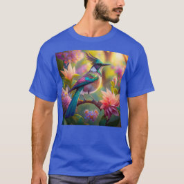 Grönt Headed Jay Fantasy Bird T Shirt