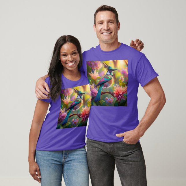 Grönt Headed Jay Fantasy Bird T Shirt (Unisex)