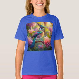 Grönt Headed Jay Fantasy Bird T Shirt