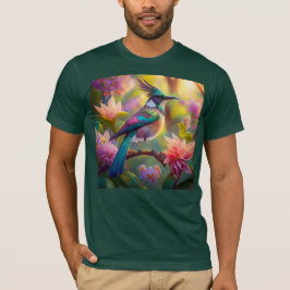 Grönt Headed Jay Fantasy Bird T Shirt