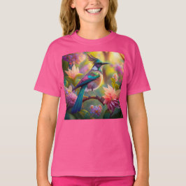 Grönt Headed Jay Fantasy Bird T Shirt