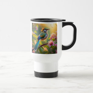 Grönt Headed Teal Winged Fantasy Bird Resemugg
