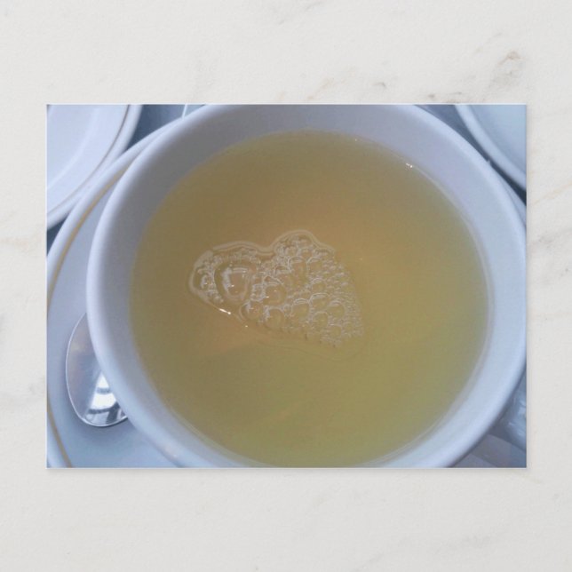 Grönt Heart Vykort (Framsida)