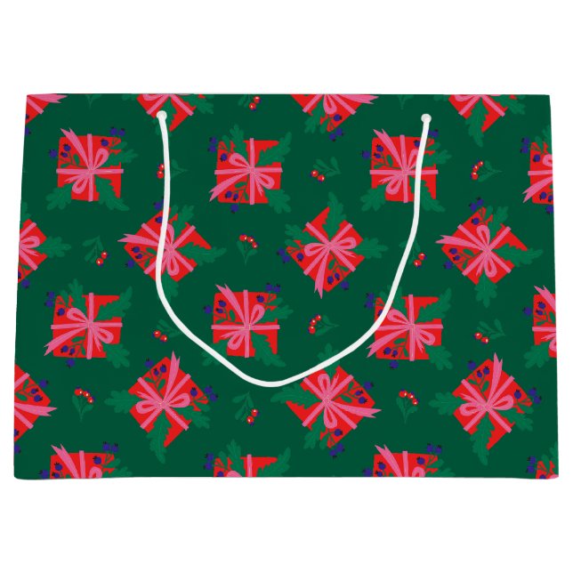 Grönt Helgdag Gift Bag (Framsidan)