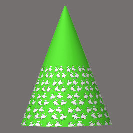 Grönt HelikopterFödelsedagsfest Hat