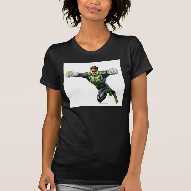 Grönt - helt återgiven, Tittar framåt Tee Shirt (Framsida)